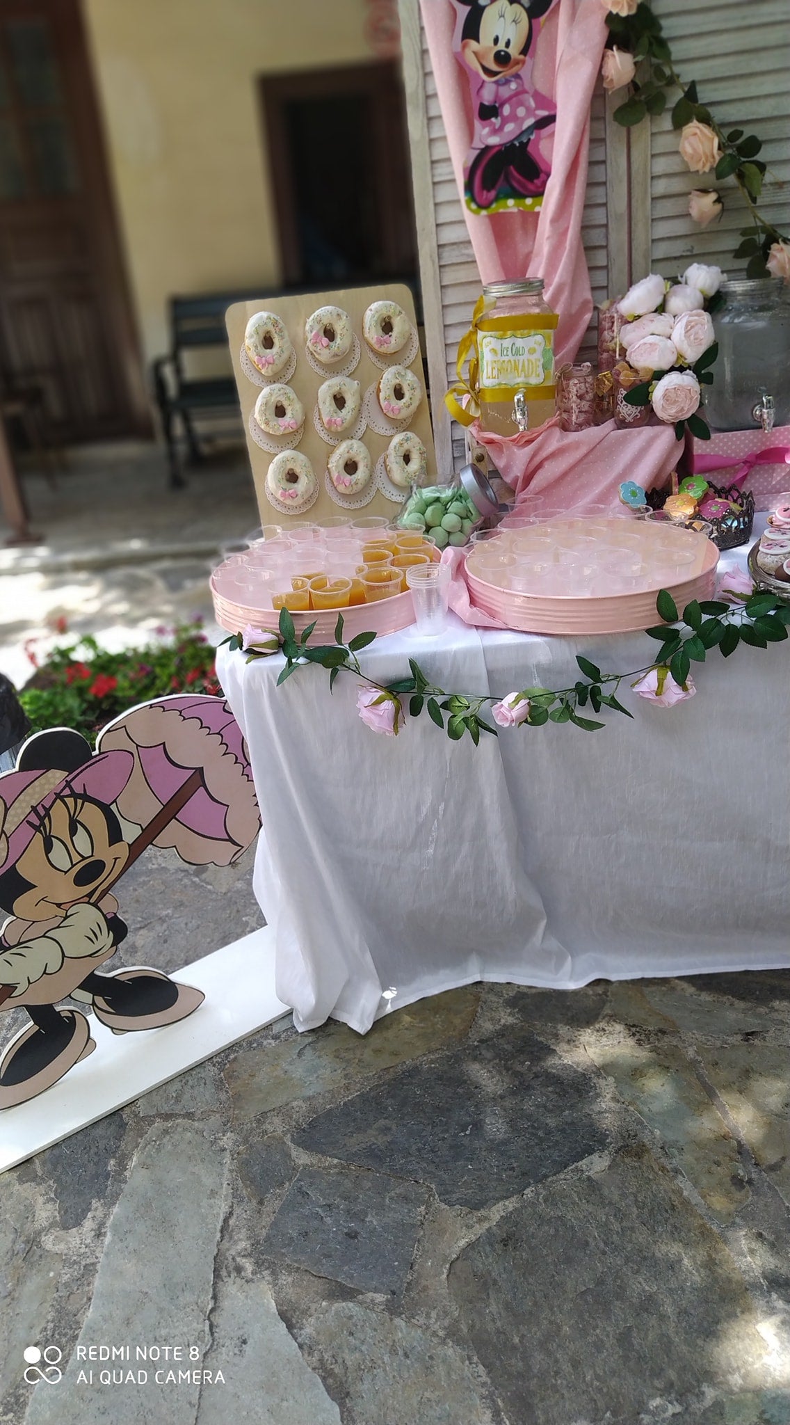 Candy bar 100 ατόμων με θέμα Minnie mouse