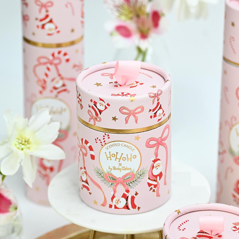 Κερί χριστουγεννιάτικο Αγιος Βασίλης ροζ 60gr