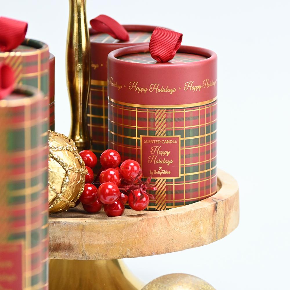 Κερί χριστουγεννιάτικο καρό 60gr