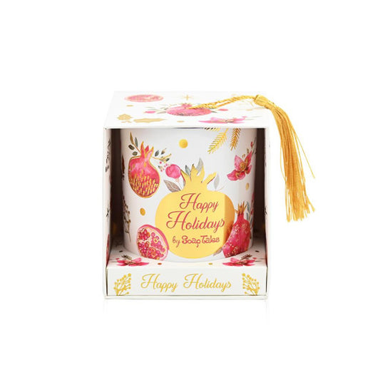 Κερί χριστουγεννιάτικο ρόδι 180γρ