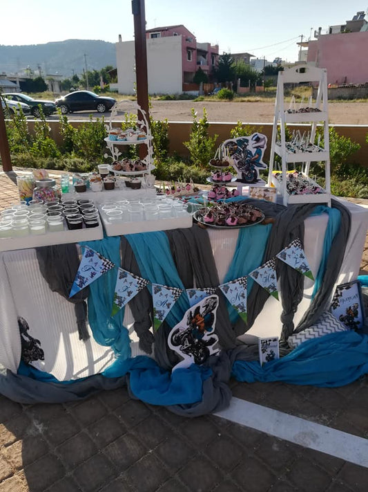 Candy bar 100 ατόμων με θέμα Μηχανή