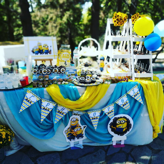 Candy bar 100 ατόμων με θέμα Minions