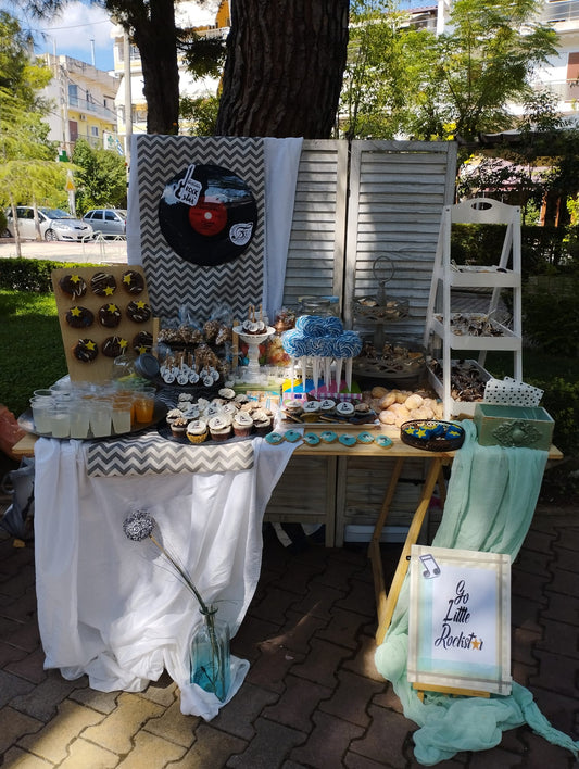 Candy bar 100 ατόμων με θέμα μουσική