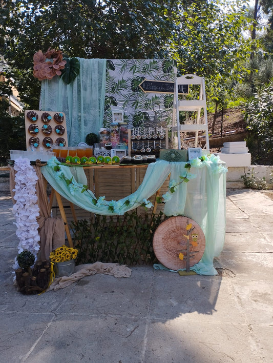Candy bar 100 ατόμων με θέμα Jungle