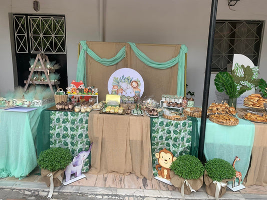 Candy bar 100 ατόμων με θέμα Ζωάκια του δάσους