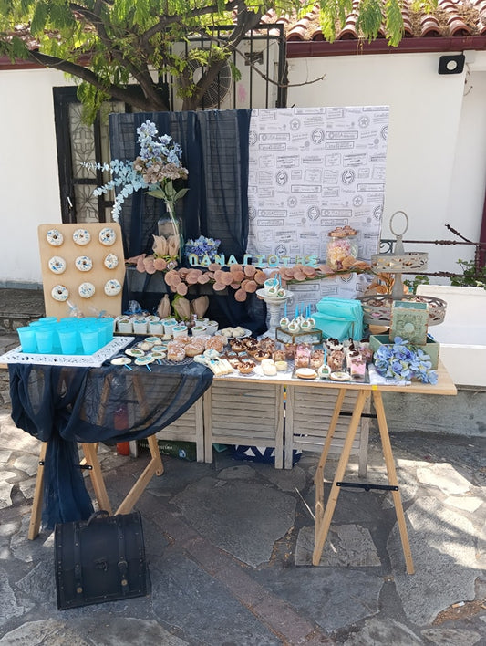 Candy bar 100 ατόμων με θέμα ταξίδια