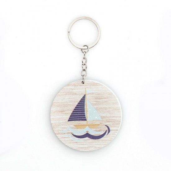 Μπομπονιέρα βάπτισης μπρελόκ με θέμα Καραβάκι Model:ΜΠΤ-500