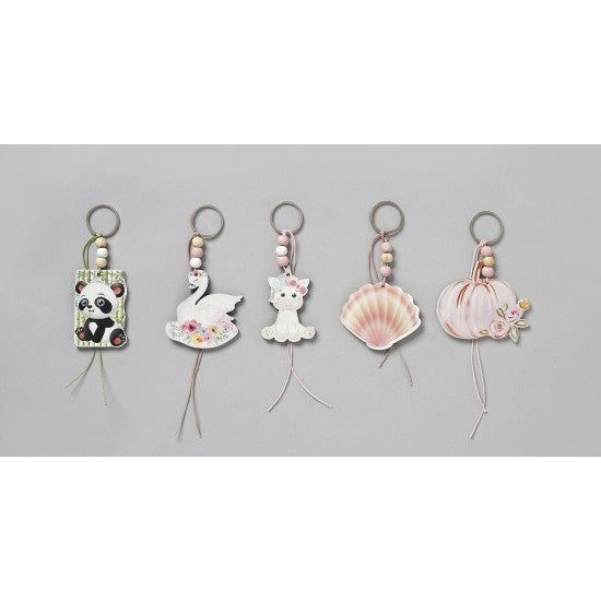 Μπομπονιέρες βάπτισης μπρελόκ σε διάφορα σχέδια με χάντρες ΤΥΠ-531-506-516-533-541