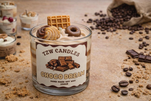 Αρωματικό Κερί Σόγιας Σοκολάτα – Φουντούκι | 250gr