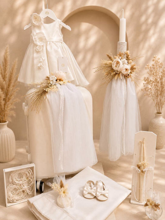 Πακέτο Βάφτισης Xenia Veneti – Boho Romantic Collection