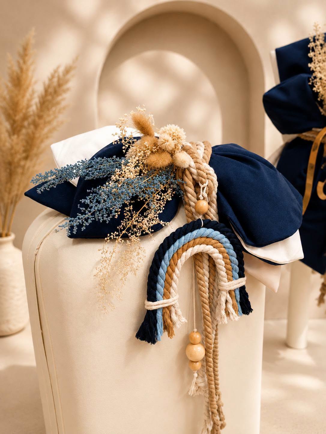 Πακέτο Βάφτισης Xenia Veneti – Boho Style με Χειροποίητο Ουράνιο Τόξο