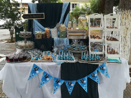 Candy bar 100 ατόμων με θέμα Αστέρι
