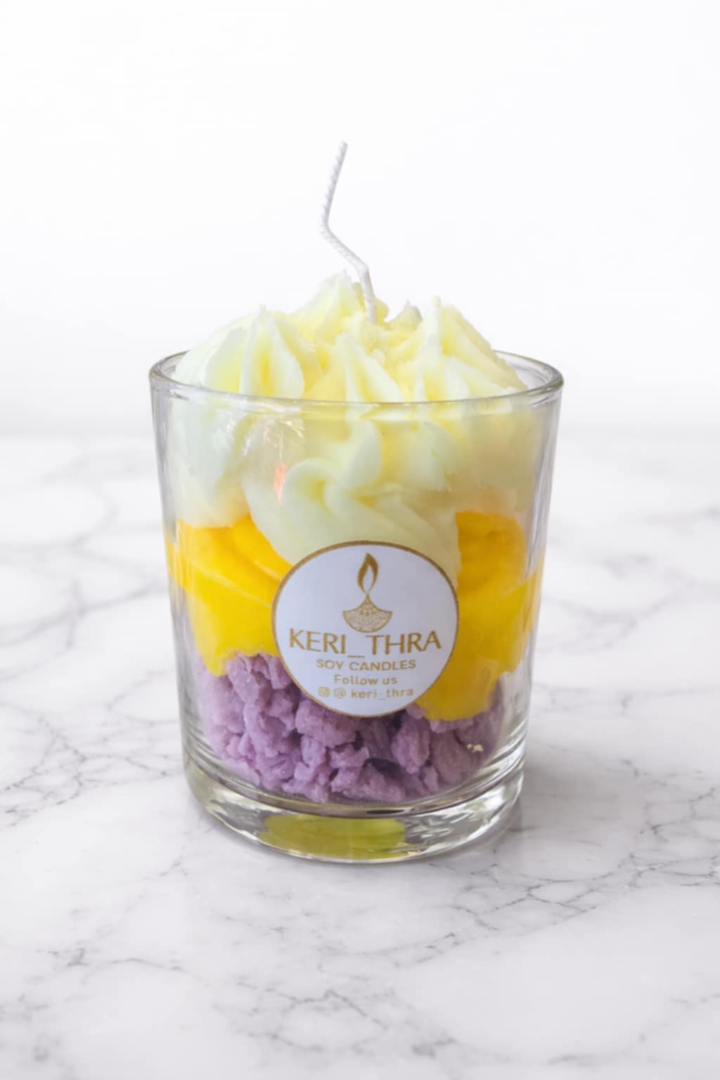 Αρωματικό Κερί Σόγιας Lemon Mousse 350gr