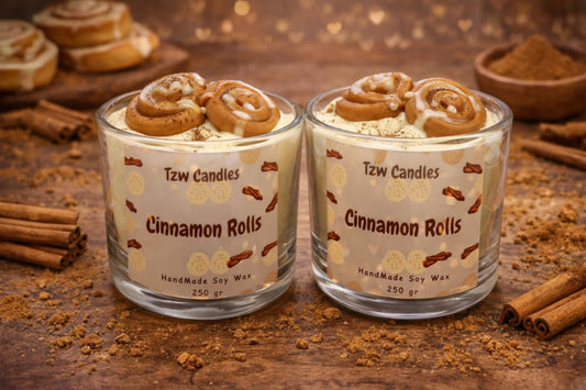 Αρωματικό Κερί Σόγιας Cinnamon Rolls | 250gr