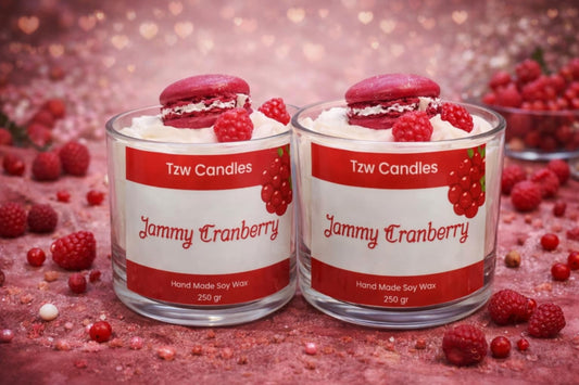 Αρωματικό Κερί Σόγιας Μαρμελάδα Cranberry | 250gr