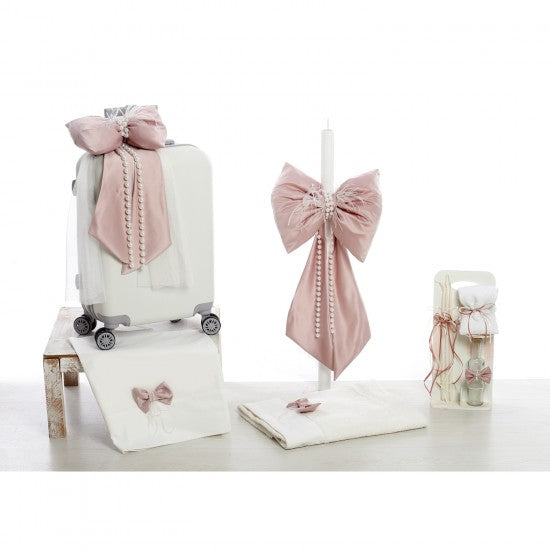 Σετ Βάπτισης Βαλίτσα "Satin & Pearl Elegance" 2644
