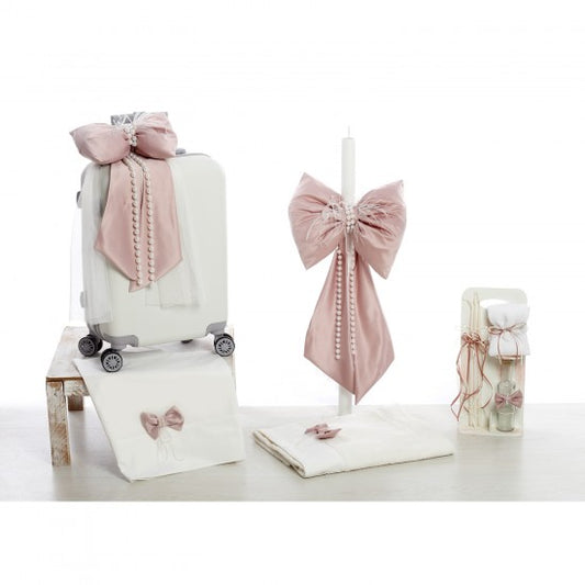 Σετ Βάπτισης Βαλίτσα "Satin & Pearl Elegance" 2644