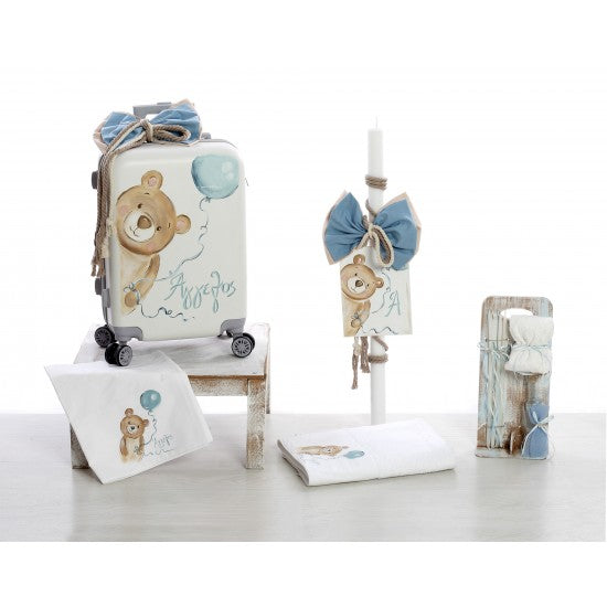 Σετ βάπτισης με θέμα Αρκουδάκι Model:ΣΔΣ-2517