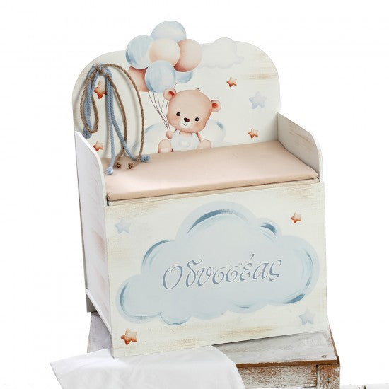 Σετ βάπτισης με θέμα Αρκουδάκι με μπαλόνια Model: ΣΚΒ-2531