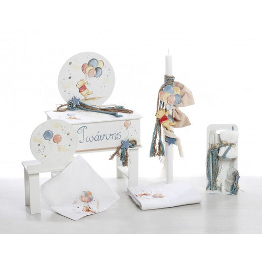 Σετ βάπτισης με θέμα Winnie the Pooh Model:ΣΚΒ-2504