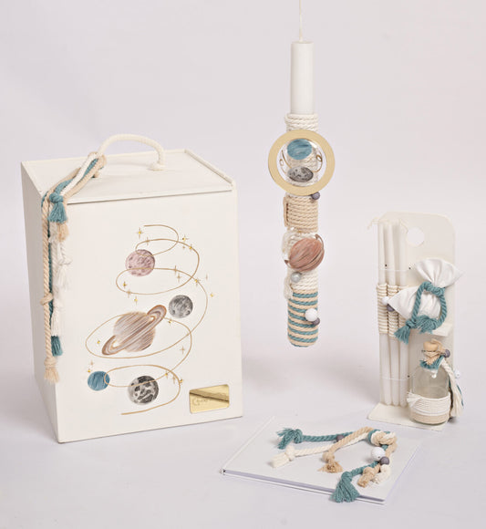 K25.54 2025 Διάστημα Πακέτο βάπτισης για αγόρι Baby Bloom