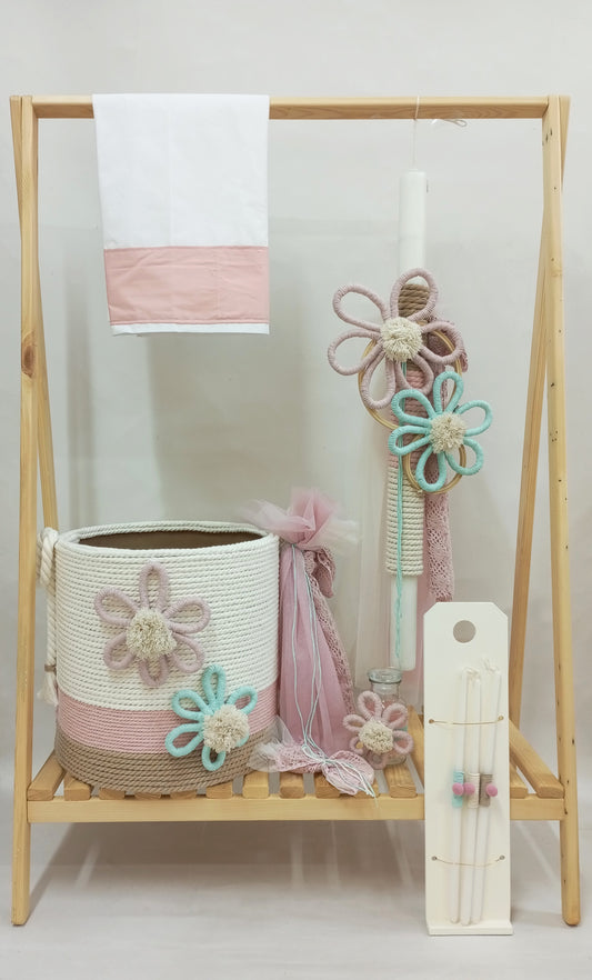 25K028 Macrame λουλούδια