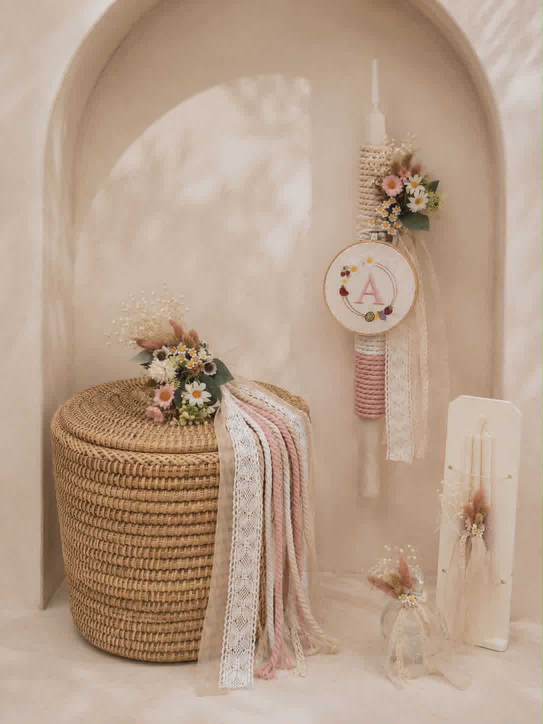 Πακέτο Βάπτισης Boho Floral