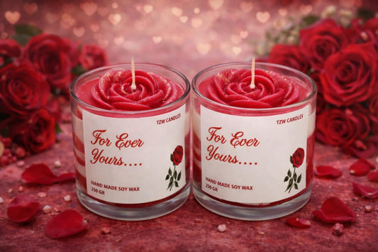 Αρωματικό Κερί Σόγιας Μαροκινό Τριαντάφυλλο | 250gr