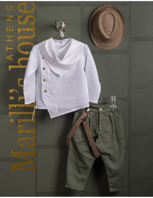 Κουστουμάκι βάφτισης Marilli's House Collection 2025 Κωδικός 257665