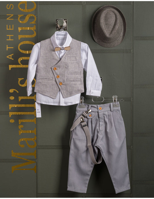 Κουστουμάκι βάφτισης Marilli's House Collection 2025 Κωδικός 254370