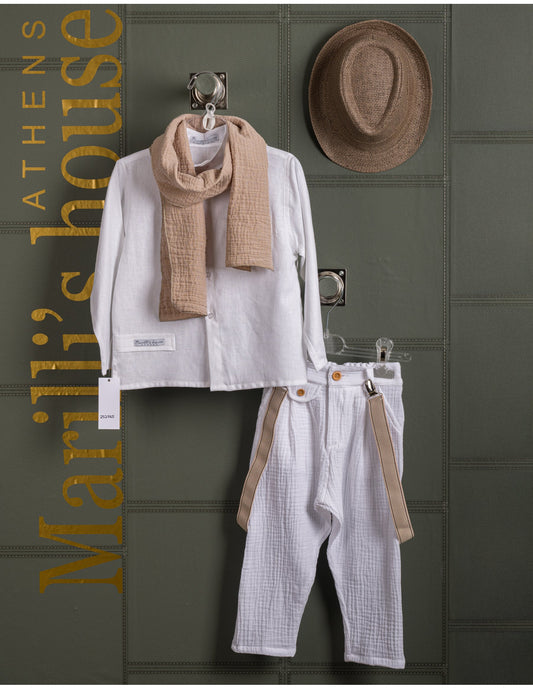 Κουστουμάκι βάφτισης Marilli's House Collection 2025 Κωδικός 252765
