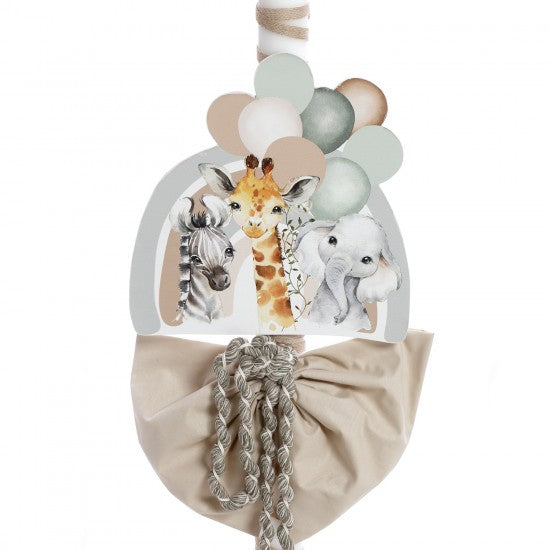 Σετ βάπτισης με θέμα Ζωάκια με μπαλόνια Model:ΣΚΒ-2407