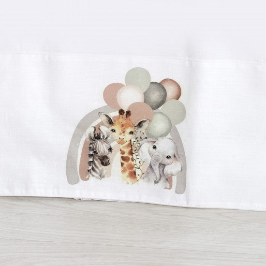 Σετ βάπτισης με θέμα Ζωάκια με μπαλόνια Model:ΣΚΒ-2407