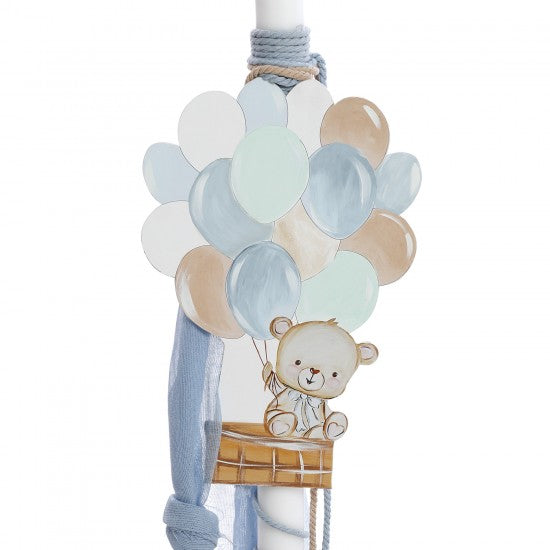 Σετ βάπτισης με θέμα Αρκουδάκι με μπαλόνια Model:ΣΚΒ-2427