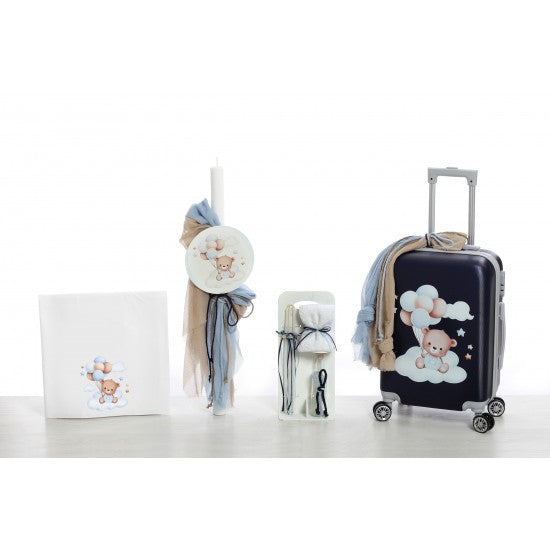 Σετ βάπτισης με θέμα Αρκουδάκι με μπαλόνια Model:ΣΚΒ-2434