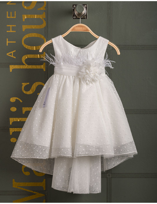 Βαφτιστικό φόρεμα Marilli's House Collection 2025 Κωδικός 2520480
