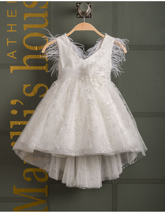 Βαφτιστικό φόρεμα Marilli's House Collection 2025 Κωδικός 2521485