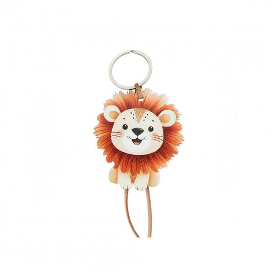 Μπομπονιέρα χειροποίητο ξύλινο μπρελόκ σχέδιο λιονταράκι Model:ΔΜΠ-12