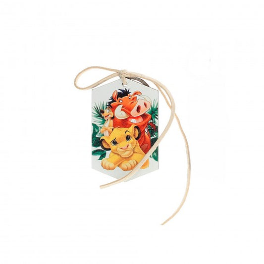 Μπομπονιέρα ξύλινο μπρελόκ σχέδιο Lion King Model:ΜΟ-34