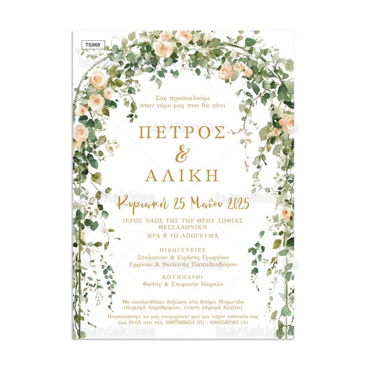 ΠΡΟΣΚΛΗΤΗΡΙΟ ΓΑΜΟΥ – TS968